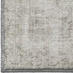 LUMI 4x6 Washable Area Rug for Living Room, Ultra Soft Modern Neutral Grey Rugs Non Slip with Rubber Backing, Low Profile, High Traffic, Stain Resistant Carpets, Ideal for Bedroom, Dining Room