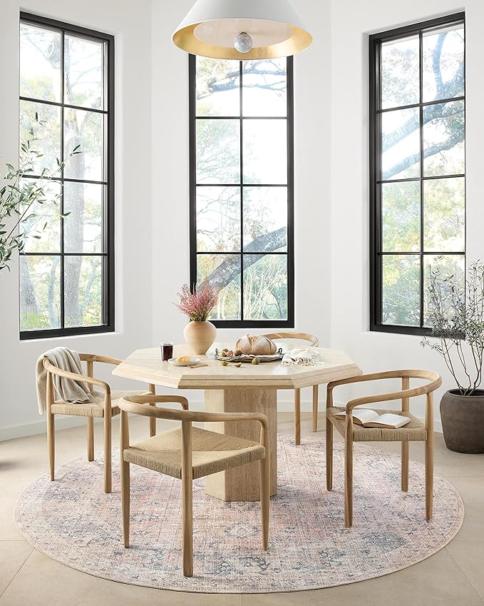 Loloi II Skye Collection SKY-01 Blush/Grey 2'-3" x 3'-9" Accent Rug