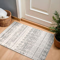 Rugshop Geometric Boho Perfect for high Traffic Areas of Your Living Room,Bedroom,Home Office,Kitchen Area Rug 2'7" x 4' Gray