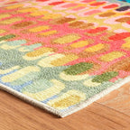 Dash & Albert Paint Chip Multi Machine Washable Rug, 9.5 X 13.5 Feet, Multicolored Geometric Pattern