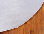 Unique Loom Davos Shag Collection Area Rug - Solid (6' 1" Round, Sterling)
