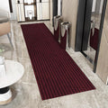 Ottomanson 2' x 12' Hallway Runner with Scraper Pile - Extra Durable Non-Slip Rug Mat for Indoor & Outdoor Use - Ideal for Kitchen, Entryway, Patio & Garage - High-Traffic Carpet, Red