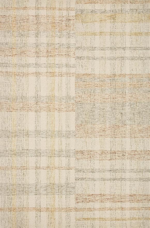 Loloi Chris Loves Julia Chris Collection CHR-04 Natural/Multi 8'-6'' x 11'-6'', .50" Pile Height, Area Rug