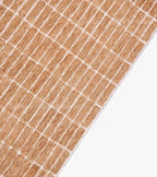 Hand-Tufted 100% Wool Area Rug – Unique Modern Geometric Grid Pattern, Soft Plush Textured Carpet for Living Room, Bedroom, Dining Room & Entryway (Gold, 2.6' x 8')