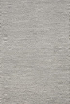 Nuloom Penelope Light Grey/Ivory, 3' x 5', Hand-Braided, Wool & Cotton, Textured and Dense, High Traffic, Stain Resistant, Easy Clean, Durable Area Rug for Bedroom, Living Room, Dining, Entryway