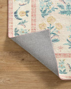 Loloi Rifle Paper Co. Eden Collection EDE-01 Mughal Rose Blush 7'-6" x 9'-6" Area Rug feat. CloudPile™
