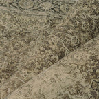Vintage Area Rug 3x5 Light Brown Bedroom Indoor Kitchen Washable Living Room Carpet Tribal Distressed Retro Accent Throw Rug for Office Dining Room Bathroom Faux Wool