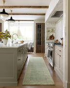 Loloi Chris Loves Julia Francis Collection FRA-02 Green/Natural 7'-9" x 9'-9" Area Rug