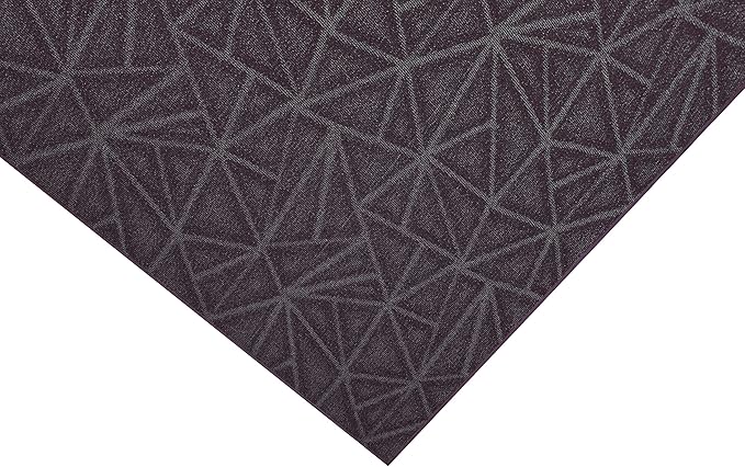 Furnish my Place Geometrical Pattern Indoor/Outdoor Refine Purple Rug, Abstract Area Rug, Runner Rug, Hallway Entry Carpet, Contemporary Rug for Living Room, Dining Room, Made in USA - 3' x 10'