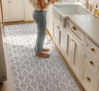 Well Woven Custom Size Hallway & Stair Runner- Harlow Babylon Taupe 31 Inches Wide x 2 Feet Long Runner (31" x 2') Runner Rug - Moroccan Diamond Pattern, Ultra-Soft, Easy-Clean