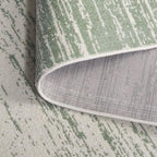 SAFAVIEH Adirondack Collection Runner Rug - 2'6" x 16' Runner, Sage & Ivory, Modern Ombre Design, Non Shedding & Easy to Clean, Ideal for Hallway, Foyer, Kitchen, Entryway, Bedroom (ADR113X)