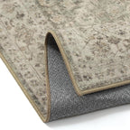 Brown 2x8 Runner Rug Vintage Area Carpet Hallway Indoor Kitchen Washable Low Pile Traditional Distressed Retro Accent Throw Rug Non Slip for Laundry Bathroom Office