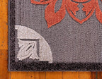 Unique Loom Outdoor Modern Collection Area Rug - Chicago (8' x 10' Rectangle, Brown/ Orange)