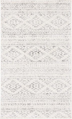 SAFAVIEH Tulum Collection Accent Rug - 2' x 4', Ivory & Grey, Moroccan Boho Tribal Design, Non-Shedding & Easy to Clean, Ideal for Front Door, Kitchen, Entryway, Foyer (TUL272A)