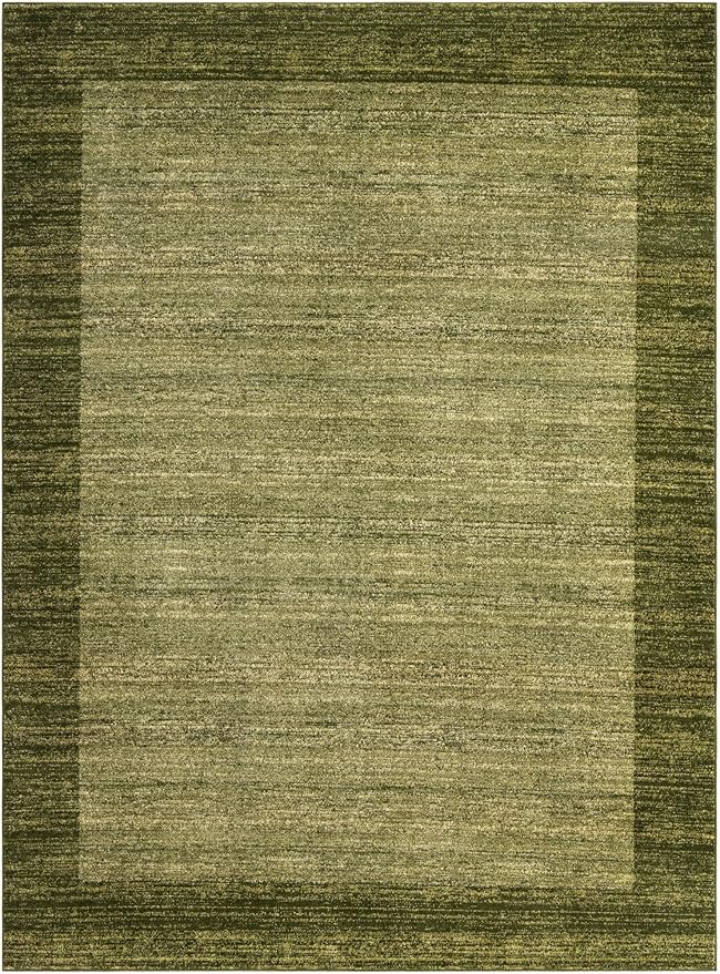 Rugs.com Angelica Collection Rug – 9' x 12' Light Green Medium Rug Perfect for Living Rooms, Large Dining Rooms, Open Floorplans