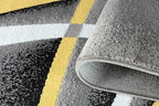 GLORY RUGS Area Rug Modern 8x10 Yellow Soft Contemporary Floor Carpet for Indoor Living Dining Room and Bedroom Area