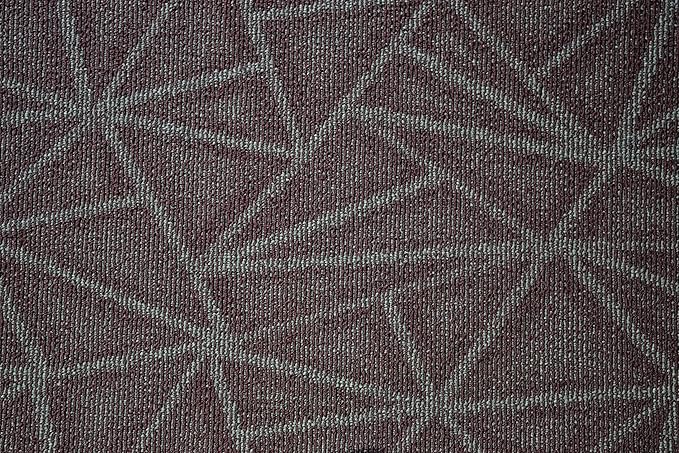 Furnish my Place Geometrical Pattern Indoor/Outdoor Refine Burgundy Abstract Area Rug, Runner Rug, Hallway Entry Carpet, Contemporary Rug for Living Room, Dining Room, Made in USA - 4' x 12'