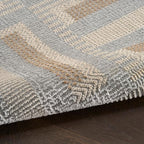 Nourison Home Nordic Grey Multicolor 2' x 6' Scandinavian Area Rug - Easy Clean, Non Shedding, Bed Room, Living Room, Dining Room, Kitchen (6' Runner)