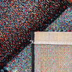 Paco Home Colorful Living Room Rug Checkered Design with Squares Multicolor, Size: 2'8" x 4'11"