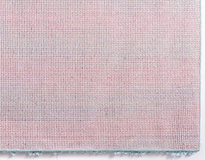 Unique Loom Davos Shag Collection Area Rug - Solid (2' 7" x 13' 1" Runner, Aqua)