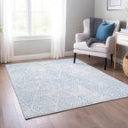 Addison Rugs Chantille ACN591 Denim 10' x 14' Indoor Outdoor Area Rug, Easy Clean, Machine Washable, Non Shedding, Bedroom, Living Room, Dining Room, Kitchen, Patio Rug