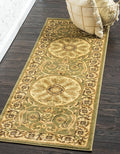 Unique Loom Versailles Collection Traditional Classic Medallion Floral Motif Area Rug (2' 2 x 6' 0 Runner, Green/ Ivory)