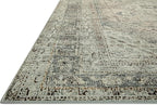 Loloi Magnolia Home by Joanna Gaines Sinclair Collection SIN-04 Natural/Sage 2'-3" x 9'-6", .25" Pile Height, Machine Washable, Runner Rug