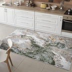 LUXE WEAVERS Marble Swirl Abstract Area Rug, Green 9x12