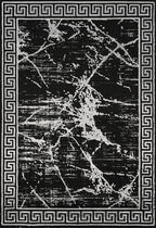 GLORY RUGS Area Rugs Marble 8x10 Black Gray Carpet Modern Abstract Rug Living Room Dining Bedroom Rug