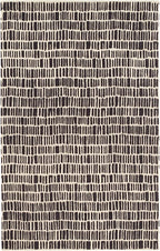 Dash and Albert Roark Wool Area Rug - 9.5 X 13.5 Charcoal Geometric Hand Tufted Accent Rug - Durable, High Traffic Areas Hallway, Living Room, Stairs - Premium Luxury Hotel Quality Soft Breathable