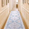 Washable Area Rug. Modern Farmhouse. Vintage. Turkish. Bohemian. Distressed. Oriental. Traditional. Rugs for Living Room. Dining. Bedroom. Office. Entryway. Foyer. (852CB, 2'5" x 4'9")