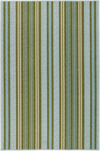 Dash and Albert Caravan Machine Washable Area Rug - 2' x 3' Multicolor Stripe Washable Accent Rug Durable, High Traffic Area Kitchen, Hallway, Bedroom, Stairs