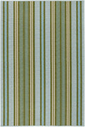 Dash and Albert Caravan Machine Washable Area Rug - 5' x 8' Multicolor Stripe Washable Accent Rug Durable, High Traffic Area Kitchen, Hallway, Bedroom, Stairs