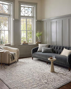 Loloi Magnolia Home by Joanna Gaines Gigi Collection GIG-01 Grey/Ivory 9'-2" x 13' Area Rug
