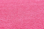 Unique Loom Solid Shag Collection Area Rug (8' Square, Taffy Pink)