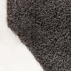 Unique Loom Solid Shag Collection Area Rug (8' Octagon, Graphite Gray)