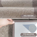 Washable Area Rug 34" x 60", Non Slip Kitchen Rug for Floor, Absorbent Entrance Runner Rug for Bedroom, Living Room, (Roll Packing)