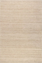 Rugs USA Palisades Marled Beige/Ivory, 4' x 6', Hand Woven, Marled, Tassel, Soft and Cozy, High Traffic, Stain Resistant, Easy Clean, Durable Area Rug for Bedroom, Living Room, Dining, Den, Foyer