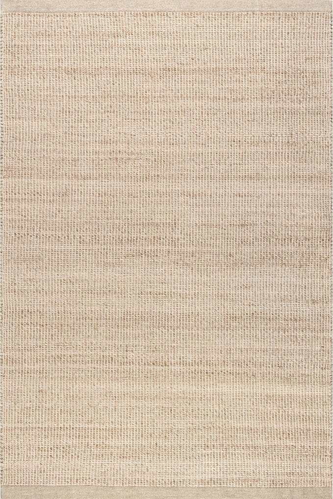 Rugs USA Palisades Marled Beige/Ivory, 11'6" x14'6", Hand Woven, Marled, Tassel, Soft and Cozy, High Traffic, Stain Resistant, Easy Clean, Durable Area Rug for Bedroom, Living Room, Dining, Den, Foyer