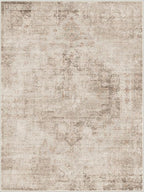 Farmhouse Area Rugs 9x12 for Living Room - Abstract Medallion Rug for Bedroom, Dining Room Under Table, Washable Non Slip, Fade & Stain Resistance