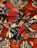 Unique Loom Sialk Hill Collection Area Rug - Washington (9' x 12' Rectangle Terracotta/Cream)