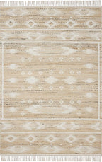 Loloi Angela Rose Rivers Collection RIV-04 Natural/Ivory 7'-9" x 9'-9" Reversible Area Rug