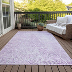 Addison Rugs Chantille ACN591 Purple 10' x 14' Indoor Outdoor Area Rug, Easy Clean, Machine Washable, Non Shedding, Bedroom, Living Room, Dining Room, Kitchen, Patio Rug
