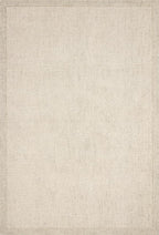 Loloi Magnolia Home by Joanna Gaines Henley Collection HNY-01 Ivory/Smoke 5'-0" x 7'-6" Area Rug