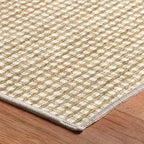 Dash & Albert Hartley Natural Machine Washable Rug, 3 X 5 Feet, Natural Plaid Pattern