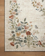 Loloi Rifle Paper Co. Laurel Collection LAU-01 Cream 2'-8" x 10' Runner Rug