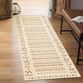 Keen Home Design 2x10 Rug - Machine Washable Runner Rug with Non-Slip Backing, Ideal for Hallway, Entryway, Kitchen, Laundry Room - Vintage, Easy Clean, Durable, Low Pile - (2'6" x 10')