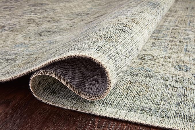 Loloi Skye Collection SKY-14 Natural/Sage 2'-6" x 12'-0" Runner Rug