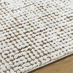 Livabliss x Our PNW Home Cascade Minimalist Area Rug, 5'3" x 7', Brown
