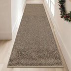 BEQHAUSE Hallway Runner Rugs 2x8, Hallway Rug Non-Slip Washable(Rolled-Up NO Creases), Runner Rug Absorbent Stain Resistant Hall Rug Carpet Runner, Entryway Rugs Floor Mat Laundry Room Rugs, Taupe